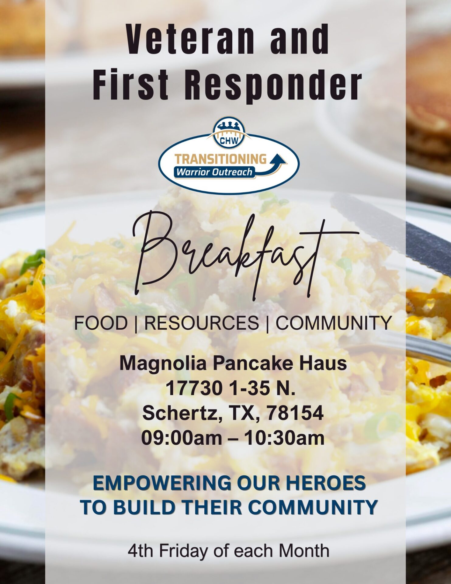 TWO Veteran and First Responder Breakfast | Schertz TX
